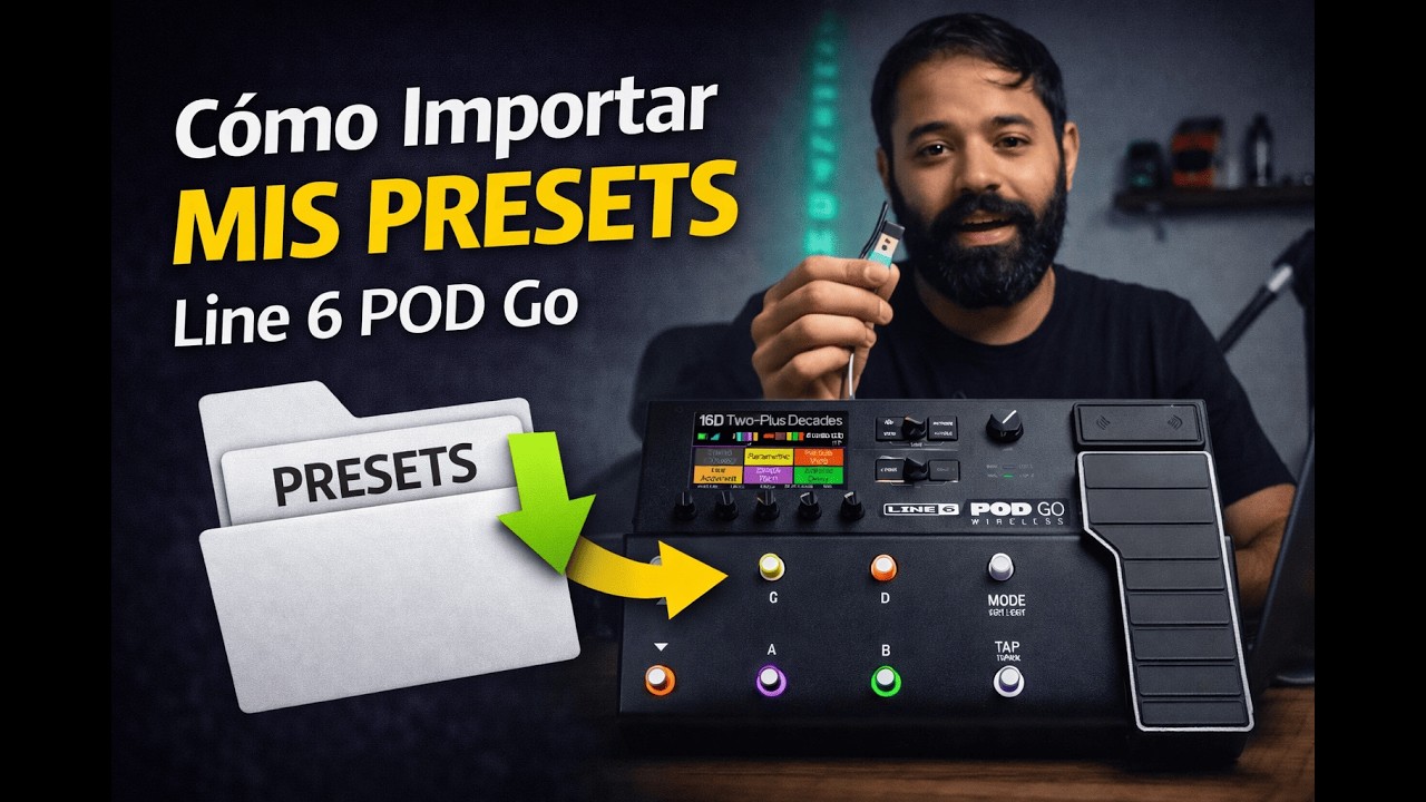 Cómo importar MIS PRESETS en Line 6 POD Go usando Pod Go Edit