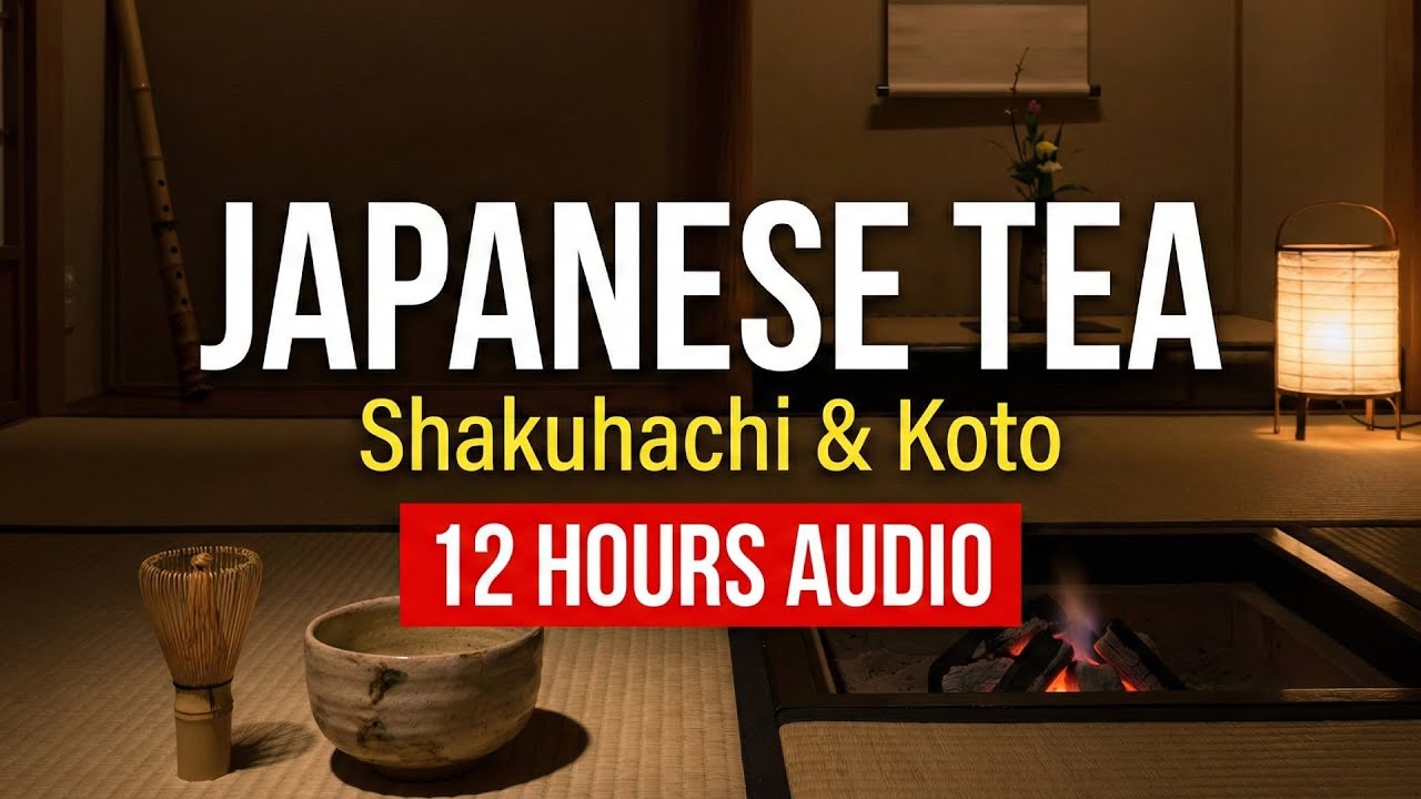 Japanese Tea Music: Zen Focus & Harmony | 12 Hours Shakuhachi & Koto ...