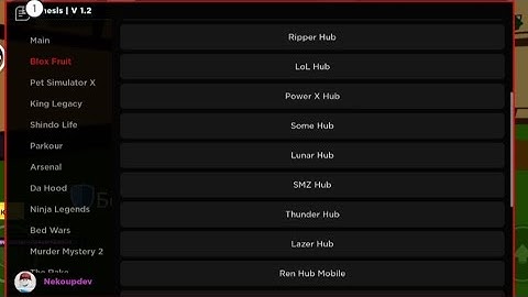 Blox Fruit Script |⭐⭐ SCRIPT HUB Genesis⭐🔥