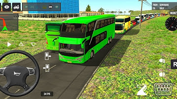 euro coach bus simulator 💥 || indonesia bus simulator part-1 #bus #game #simulator #aksgamerz