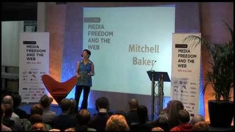 Mitchell Baker at the Mozilla Festival