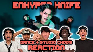 Download Lagu OUR FIRST TIME WATCHING ENHYPEN KNIFE! | Dance Practice + Studio Choom MP3