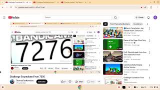Challenge Countdown From 7500