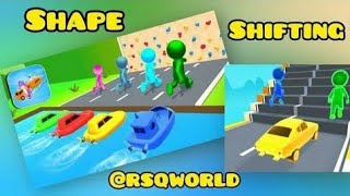 Shape Shifting Game Level 16 to 20 gameplay 
