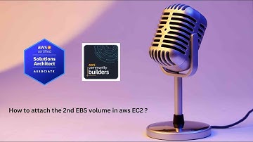 How to attach a 2nd EBS volume to your AWS EC2 instance ?