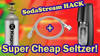 Never Pay to make Seltzer water again! (in the long run) Sodamod Sodastream