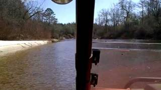 Me playing in my RZR S down at the creek