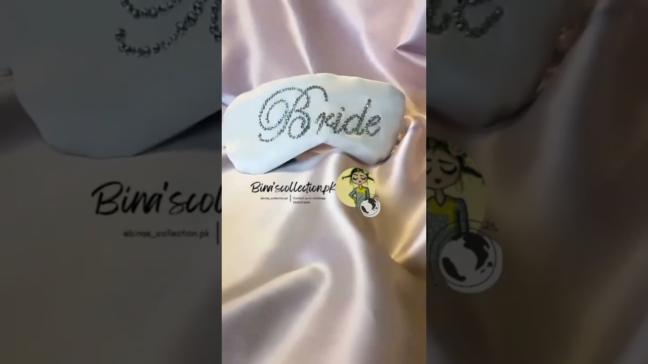bride eye mask 