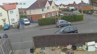 reverse accident / hit and run