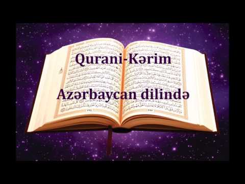 Qurani Kerim Azerbaycan dilinde 66-70/114 Et-Tahrim suresinden El-Maaric suresine kimi