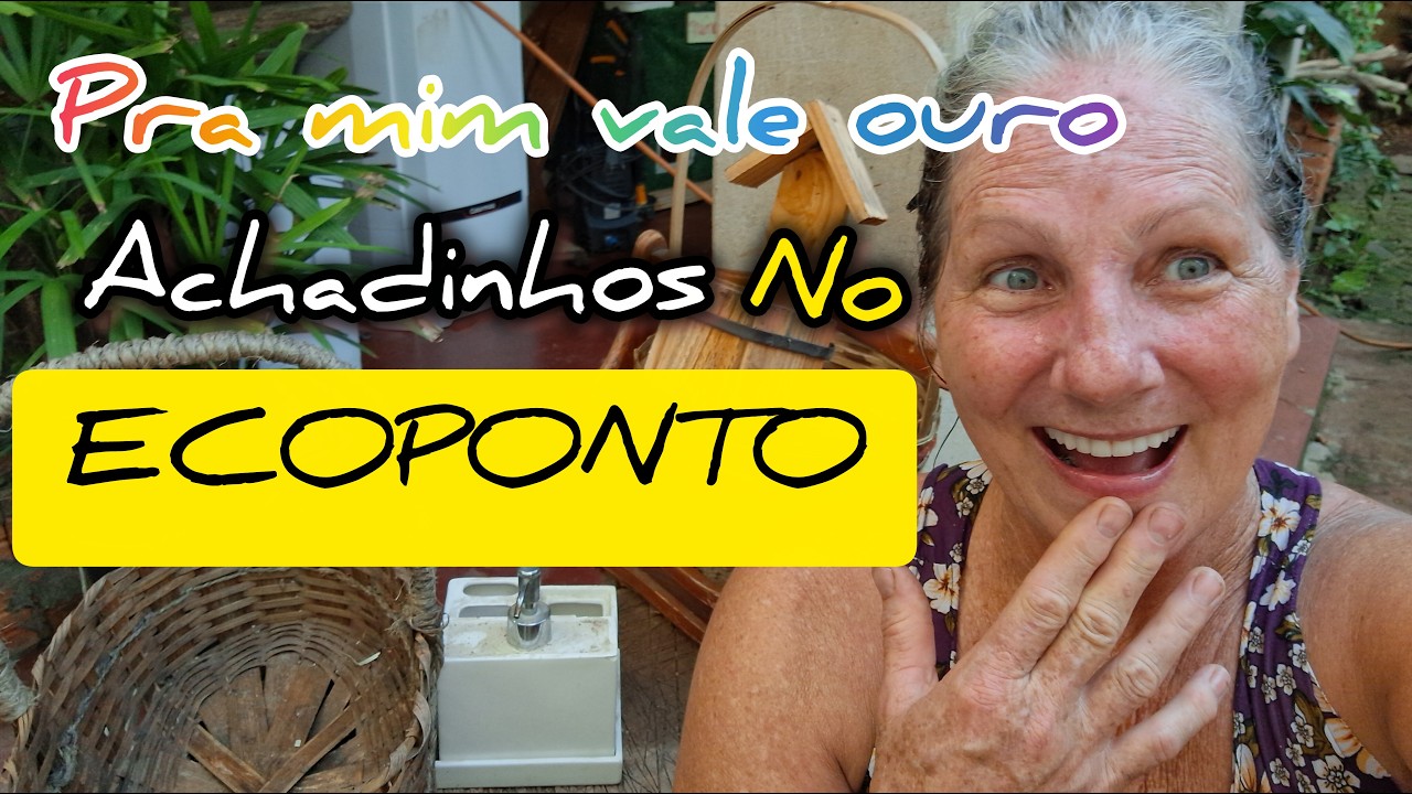 FUI NO ECOPONTO E ACHEI MUITAS COISAS