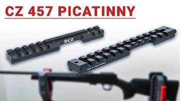 How to mount a scope base on a CZ 457 | CZ Parts