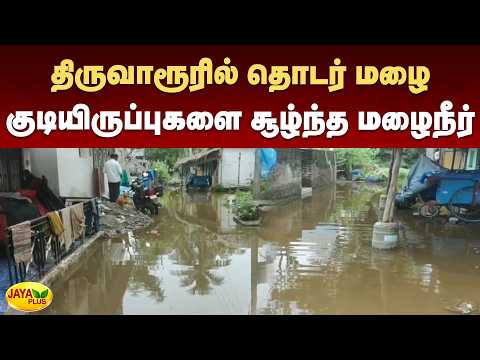 திருவாரூரில் தொடர் மழை - குடியிருப்புகளை சூழ்ந்த மழைநீர் | Tiruvarur | Jaya Plus