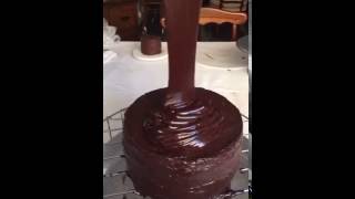Meu bolo Fudge de chocolate