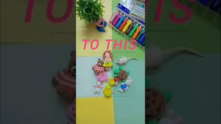#diy🎀🎀 this" to this" 🎀🎀#viral #art #diy #easycrafts #shortsvideo #easygifts #shortsfeed