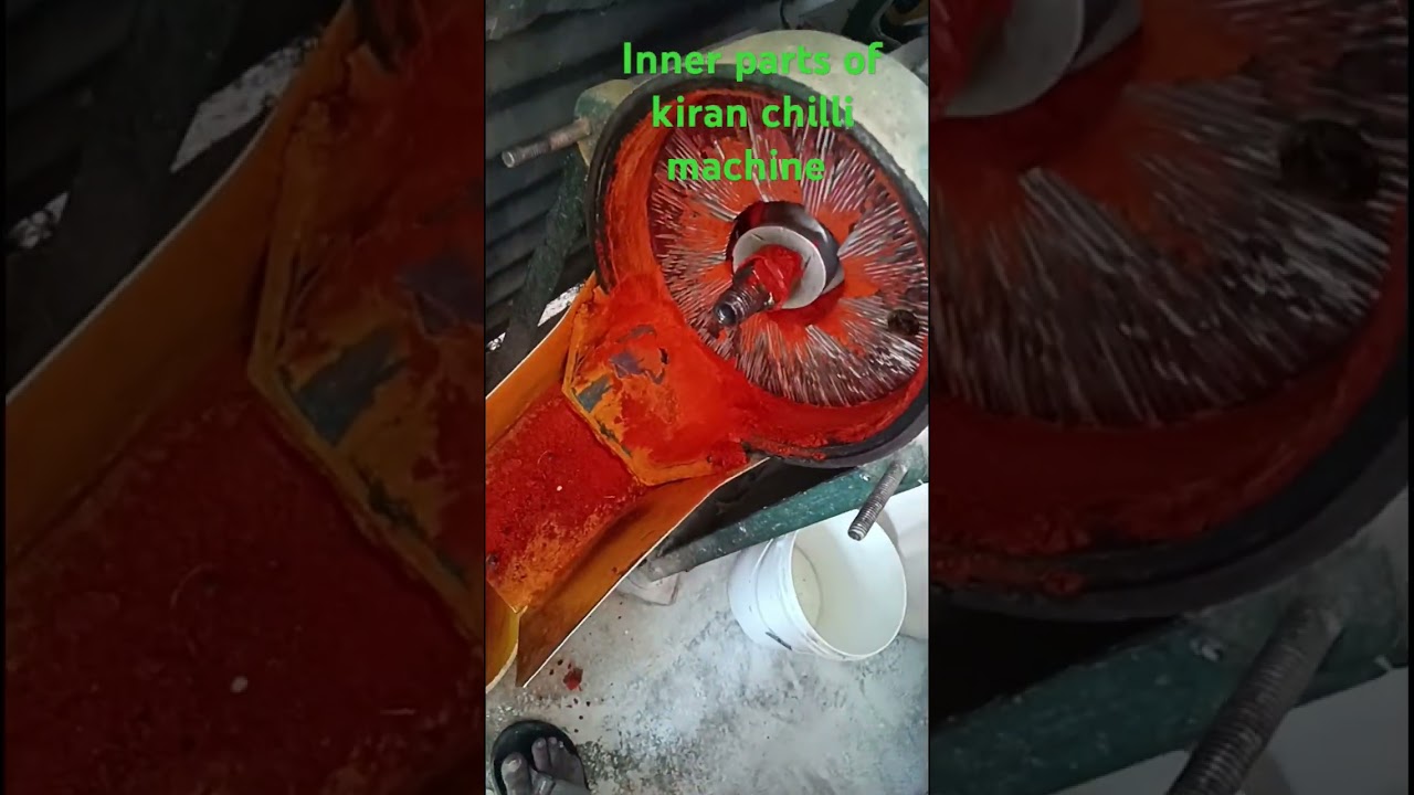 inner parts of kiran chilli grinder. .. 