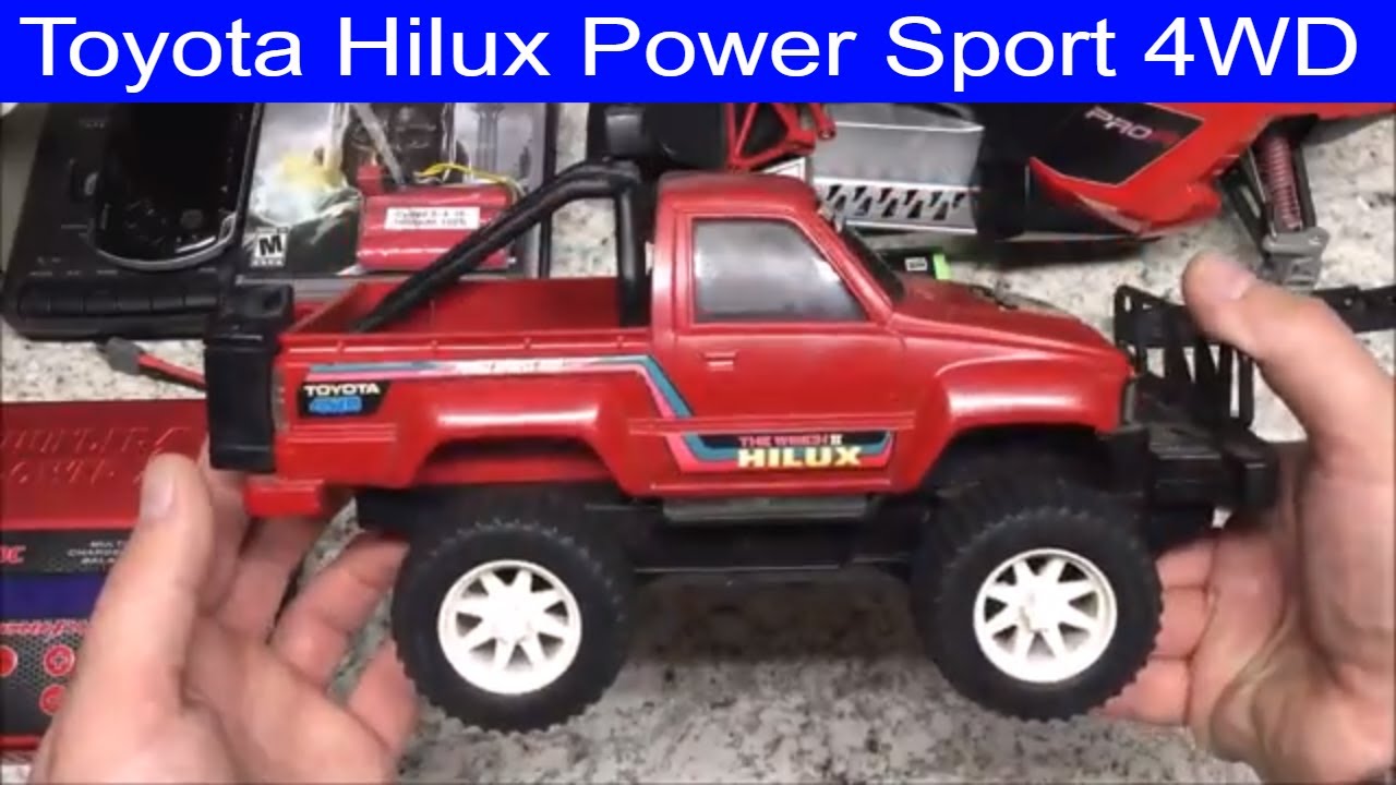 RARE Unique Toyota Hilux Power Sport 4WD The Winch II RC pickup