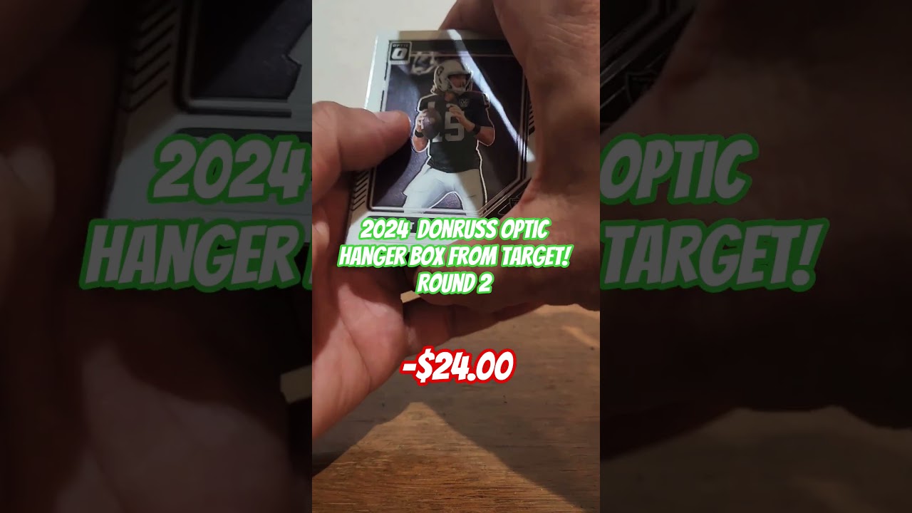 2024 Donruss Optic Football Hanger Box From Target Review. Round 2!