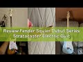 Review Fender Squier Debut Series Stratocaster Electric Guitar, Beginner Guitar, with 2-Year Warrant