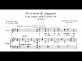 O cessate di piagarmi (Alessandro Scarlatti) - Piano Accompaniment in G Minor