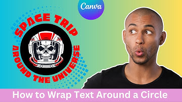 Unlock the Secret to Circular Text Wrapping in Canva! 🔵🔠