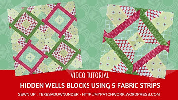 Video tutorial: Hidden wells blocks with 5 strips