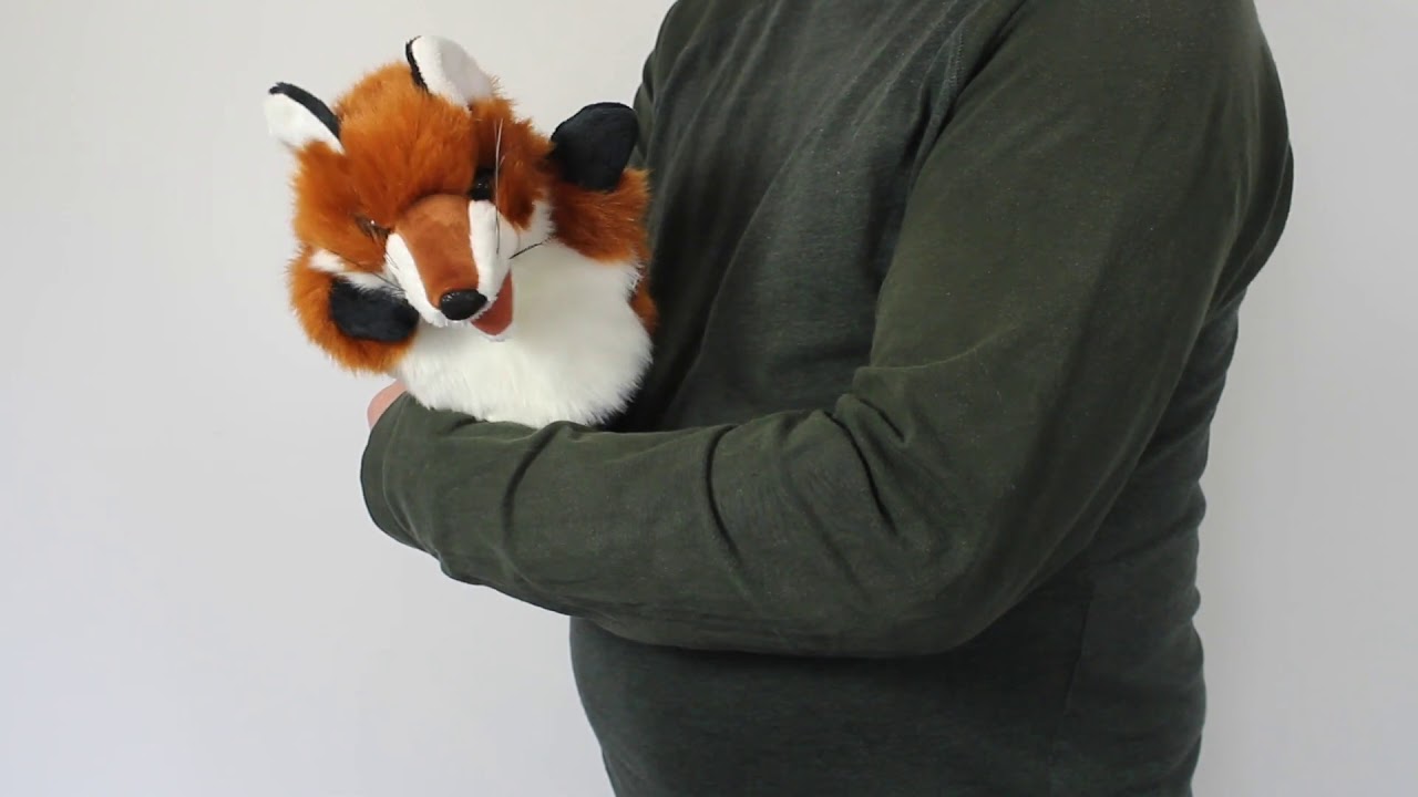 Fuchs Fingerpuppe Plüsch - Handpuppe Für Kinder Rollenspiel & Geschichten
