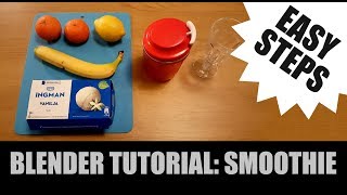 Blender tutorial: Fruit smoothie (april 1 edition)