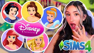 Every Rooms a Different Disney Princess in The Sims 4
