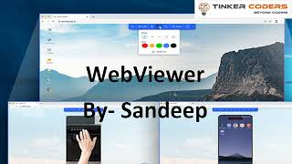 Sandeep prepared a WebViewer App using MIT App Inventor | Coding Connect