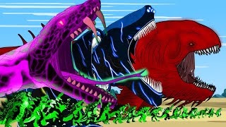 GODZILLA VS BLOOP, GIANT PYTHON, DINOSAURS- ATOMIC BREATH: Size Comparison 2024| GODZILLA Cartoon