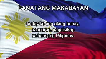 PANATANG MAKABAYAN || NEW VERSION 2023 ||