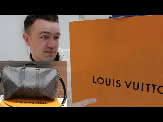 Unboxing $2,500 Louis Vuitton Men's Bag, Custom Keepall