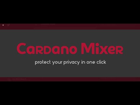 CARDANO MIXER WHITEPAPER SUMMARY #cardano #ada