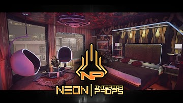 Neon Interior Props [Unity Asset]: Demo Walkthrough