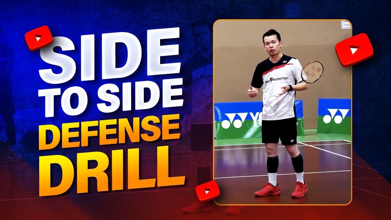 Badminton Doubles Defensive Drill - Coach Kowi Chandra - YouTube