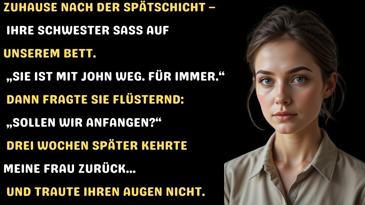 Ich Fand Ihre Schwester In Unserem Bett – Am Abend, Als Meine Frau Ging. Meine Rache War Gnadenlos