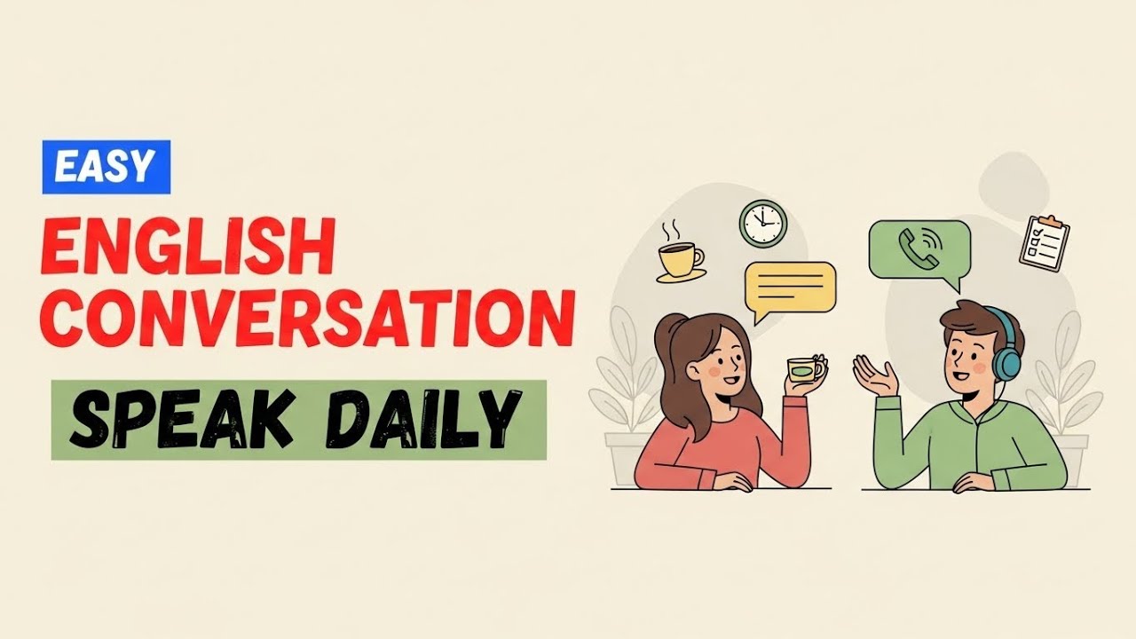 Easy English Conversation for Daily Life | Improve Your Speaking | English Podcast for Beginners