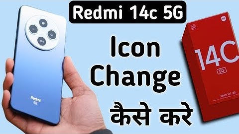 Redmi 14c icon size kaise adjust kare, how to change app size in Redmi, adjust app icon in Redmi, ic