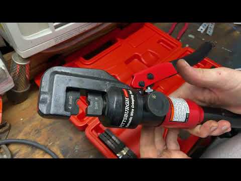 Pittsburgh Automotive Hydraulic Wire Crimping Tool 64044