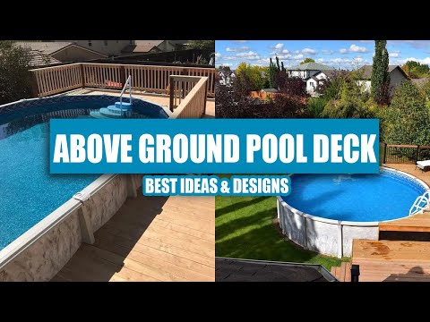 Above Ground Pool Deck Ideas for a DREAM Backyard