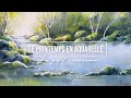 Le printemps en aquarelle - Le petit ruisseau