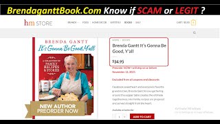 Brenda gantt Book ! BrendaganttBook.Com Know if SCAM or LEGIT ? Brenda gantt cookbook