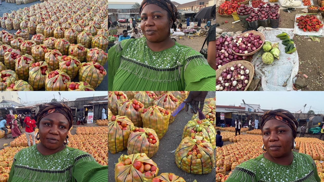 Tomatoes prices shocked me today!🙄 || Nigerian  market vlogs