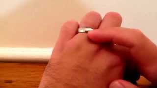 Tiffany Mens platinum wedding band, 6mm wide.
