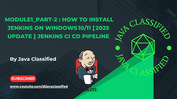 Module1_Part-2 : How to Install Jenkins on Windows 10/11 [ 2025 Update ] Jenkins CI CD Pipeline