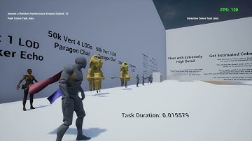 Paint Task Speed Showcase - Runtime Vertex Color Paint & Detection Plugin