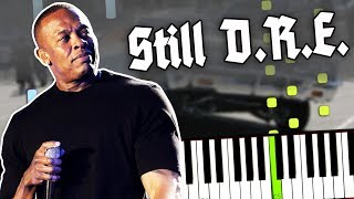 Dr. Dre ft. Snoop Dogg - Still D.R.E. Piano Cover (Sheet Music + midi) Syntheia tutorial