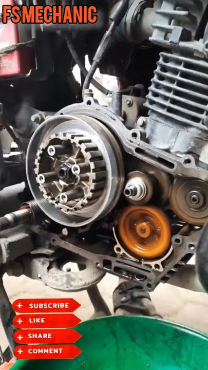 Yamaha FZ version 1 Clutch assembly work start bike engine #Shorts #Ytshorts #Youtubeshorts #Short