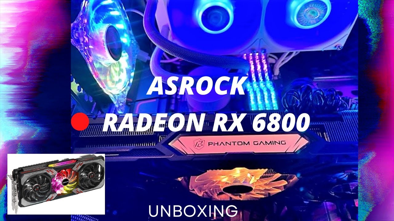 ASRock RX 6800 XT PG D 16G OC AMD Radeon RX6800XT Graphics Board 16GB